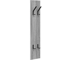 Prikabinamas paltas Sieninis Pilkas Sonoma 20 x 1,5 x 100 cm