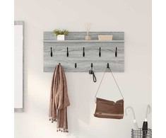 Prikabinamas paltas su lentyna Pilkas Sonoma 80 x 40 x 12 cm