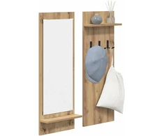 Prikabinamas paltas Sieninis Amatininkų ąžuolas 70 x 10 x 90 cm