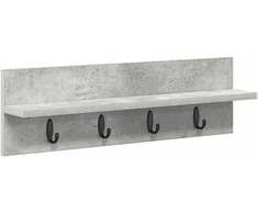Prikabinamas paltas Sieninis Betono pilka 60 x 10,5 x 18 cm