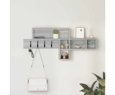 Prikabinamas paltas Sieninis Pilkas Sonoma 100 x 12 x 43,5 cm