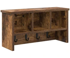 Prikabinamas paltas Sieninis Rūkyta ąžuolas 50 x 16 x 26 cm