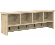 Prikabinamas paltas Sieninis Sonoma ąžuolas 75 x 16 x 26 cm