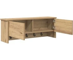 Prikabinamas paltas Sieninis Amatininkų ąžuolas 80 x 20 x 30 cm