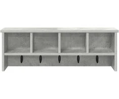 Prikabinamas paltas su lentyna Betono pilka 75 x 16 x 26 cm