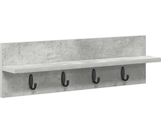Prikabinamas paltas su saugykla Betono pilka 60 x 10,5 x 18 cm