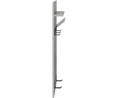 Prikabinamas paltas Sieninis Betono pilka 40 x 10 x 90 cm