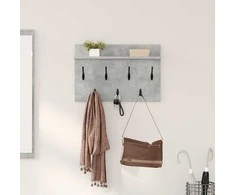 Prikabinamas paltas su lentyna Betono pilka 60 x 40 x 12 cm