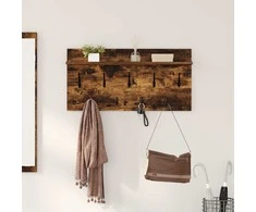 Prikabinamas paltas su lentyna Rūkyta ąžuolas 80 x 40 x 12 cm