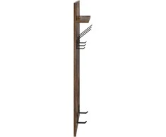 Prikabinamas paltas Sieninis Rūkyta ąžuolas 40 x 10 x 90 cm