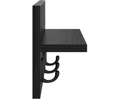 Prikabinamas paltas Sieninis Juodas ąžuolas 40 x 10,5 x 18 cm