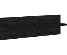 Prikabinamas paltas Juodas ąžuolas 60 x 10,5 x 18 cm
