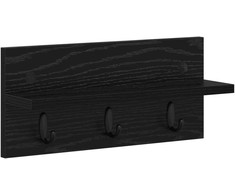 Prikabinamas paltas Juodas ąžuolas 40 x 10,5 x 18 cm
