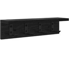 Prikabinamas paltas Sieninis Juodas ąžuolas 40 x 10,5 x 10,5 cm