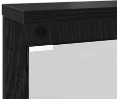 Prikabinamas paltas Sieninis juoda ąžuolo 84 x 10 x 80 cm
