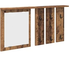 Prikabinamas paltas su lentyna Sena mediena 85 x 10 x 45 cm
