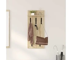 Prikabinamas paltas su lentyna Sonoma ąžuolas 40 x 10 x 90 cm