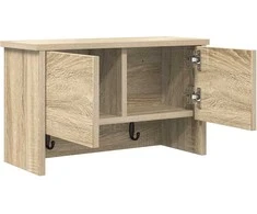 Prikabinamas paltas su lentyna Sonoma ąžuolas 50 x 20 x 30 cm