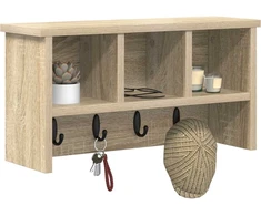 Prikabinamas paltas su lentyna Sonoma ąžuolas 50 x 16 x 26 cm