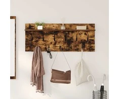 Prikabinamas paltas su lentyna Rūkyta ąžuolas 100 x 40 x 12 cm