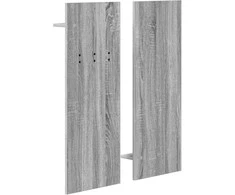 Prikabinamas paltas su lentyna Pilkas Sonoma 70 x 10 x 90 cm