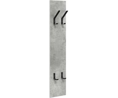 Prikabinamas paltas su saugykla Betono pilka 20 x 1.5 x 100 cm