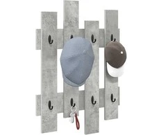 Prikabinamas paltas su saugykla Betono pilka 60 x 3 x 82 cm