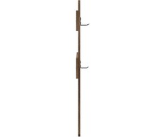 Prikabinamas paltas Sieninis Rūkyta ąžuolas 65 x 3 x 100 cm