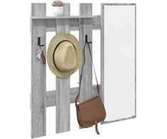 Prikabinamas paltas su saugykla Pilkas Sonoma 100 x 10 x 100 cm