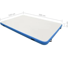 Pripučiama platforma, mėlynos ir baltos spalvos, 300x150x15cm