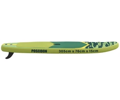 Pripučiamas Stan Up Irklas POSEIDON 305 x 76 x 15 cm Žalia