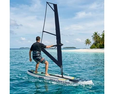Pripučiamas SUP lenta su burės APEX 330 x 76 x 15 cm Mėlyna