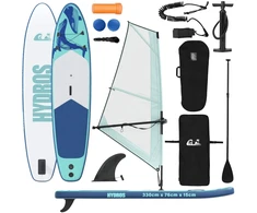 Pripučiamas SUP lenta su burės HYDROS 330 x 76 x 15 cm Turkio