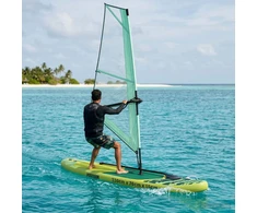 Pripučiamas SUP lenta su burės POSEIDON 330 x 76 x 15 cm Žalia