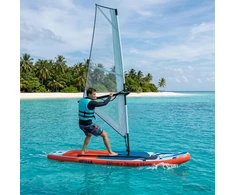 Pripučiamas SUP lenta su burės SCYLLA 330 x 76 x 15 cm Mėlyna