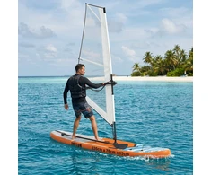 Pripučiamas SUP lenta su burės TRITON 330 x 76 x 15 cm Mėlyna