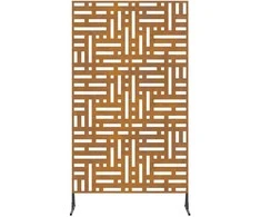 Privatumo žaliuzės 100 x 50 x 180 cm Rūdijanti