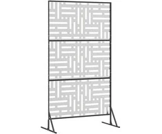 Privatumo žaliuzės Pilka 100 x 50 x 180 cm Plienas