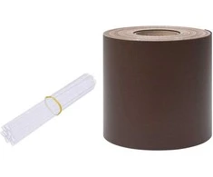 Privatumo suteikianti sodo pertvara, ruda, 70x0,19m, PVC