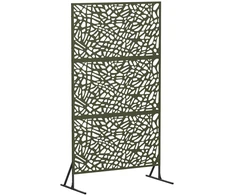 Privatumo žaliuzės 100 x 50 x 180 cm Plienas Alyvuogių žalia