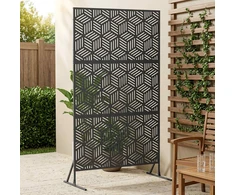 Privatumo žaliuzės 100 x 50 x 180 cm Plienas Antracito