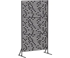 Privatumo žaliuzės 100 x 50 x 180 cm Plienas Juoda