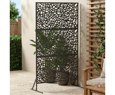 Privatumo žaliuzės 100 x 50 x 180 cm Plienas Juoda