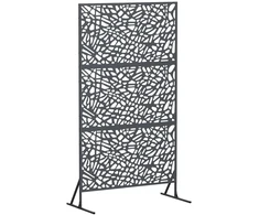 Privatumo žaliuzės 100 x 50 x 180 cm Plienas Antracito