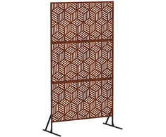 Privatumo žaliuzės 100 x 50 x 180 cm Rūdijanti