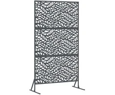 Privatumo žaliuzės 100 x 50 x 180 cm Plienas Antracito