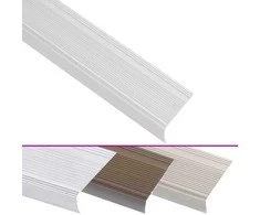Profiliai laiptams, 15vnt., sidabro, 90 cm, aliuminis, L formos