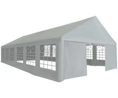 Proginė palapinė, PE, 6x12m, pilka