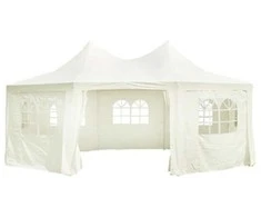 | Sodo palapinės užuolaida | Kreminė 6 x 4.5 x 3 m audinys
