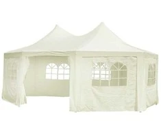 | Sodo palapinės užuolaida | Kreminė 6 x 4.5 x 3 m audinys